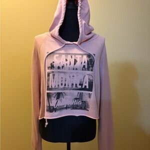 Pink/Dusty Rose Graphic Hoodie